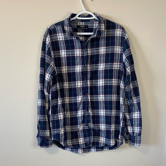 Forever 21 Mens Plaid Flannel Shirt - Picture 1 of 2